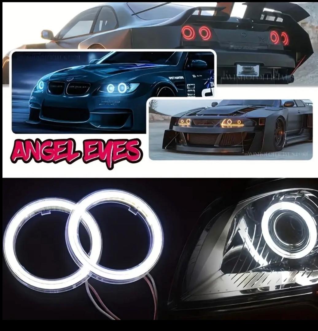 Angel Eyes LED Halo Ring Light Kit – Universal Headlight Upgrade