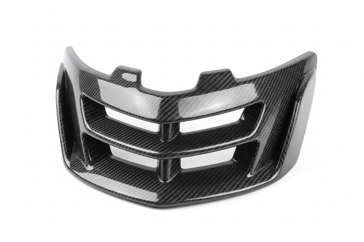 Carbon Fiber Canards Front Angle