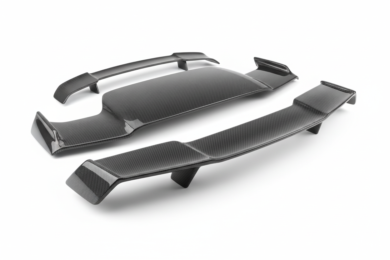 Carbon Fiber Spoiler Set