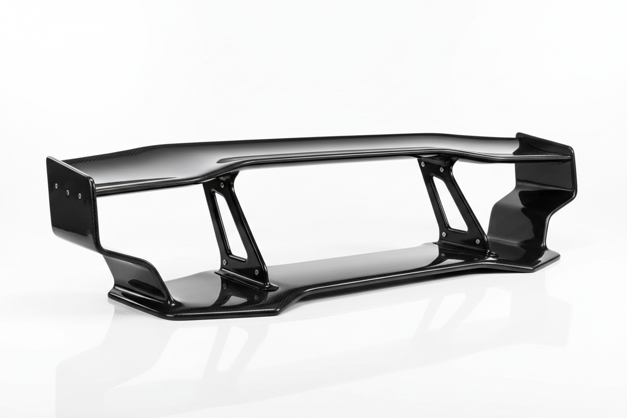 GT Wing Spoiler Front Angle