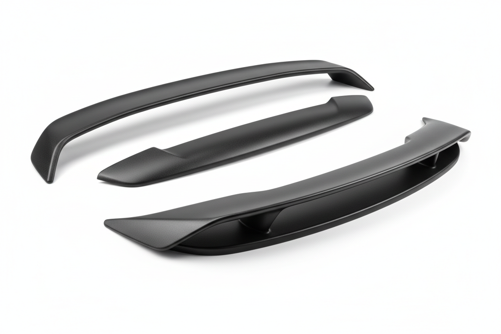 Matte Black Spoiler Set